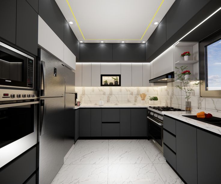 تركيب مطبخ المنيوم بتصميم خشبي بالرياض - مطابخ خبراء الرياض