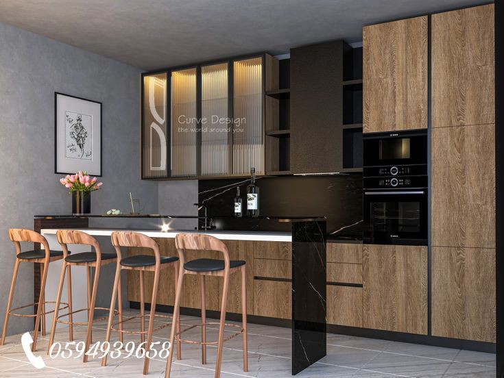 تفصيل مطبخ خشب سنديان طبيعي كلاسيك بالرياض - مطابخ خبراء الرياض